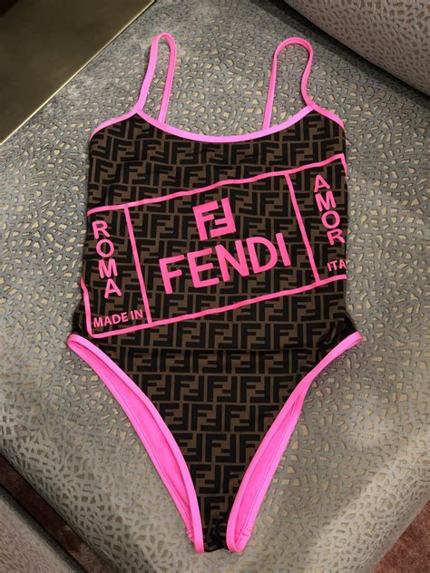 fendi swim t mens swimwear|fendi neon bikini.